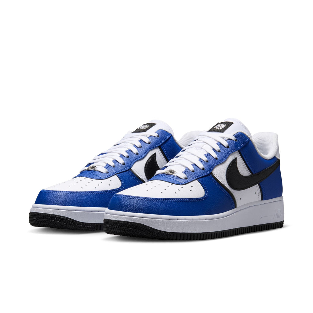 Nike Air Force 1 '07 Lv8 - OLD ROYAL/BLACK-WHITE-METALLIC SILVER for Men - product image from the listing.