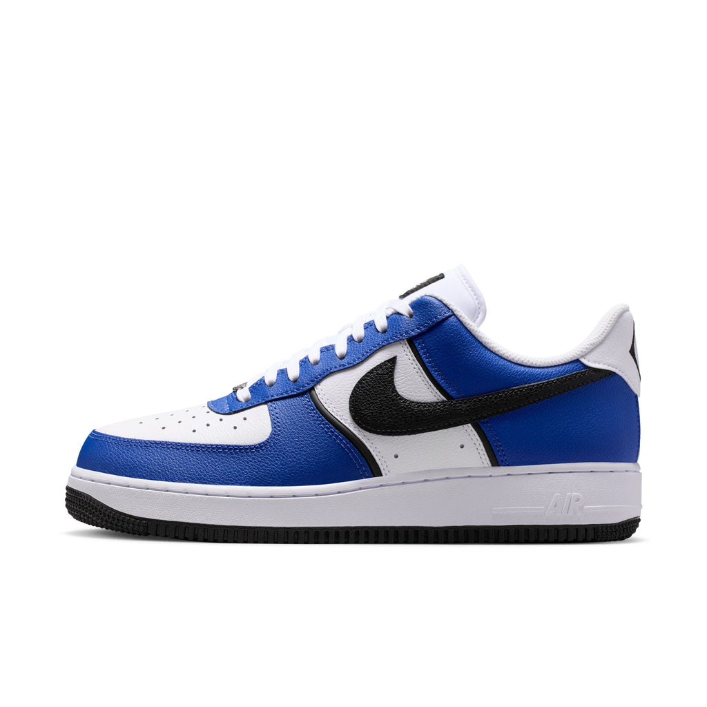 Nike Air Force 1 '07 Lv8 - OLD ROYAL/BLACK-WHITE-METALLIC SILVER for Men - product image from the listing.
