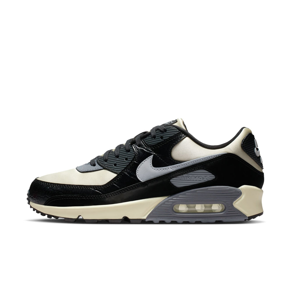 Nike Air Max 90 - SAIL/LT SMOKE GREY-BLACK-ANTHRACITE for Men - product image from the listing.