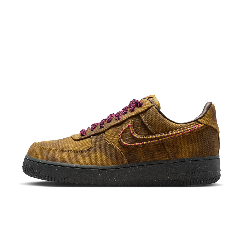 Nike Air Force 1 - DESERT MOSS/FIERCE PINK-MIDWEST GOLD for Men - product image from the listing.