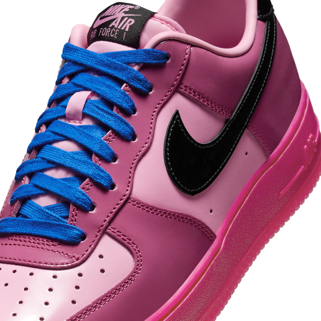 Nike Air Force 1 Low - PINK COOLER/BLACK-MULBERRY ROSE for Men - product image from the listing.