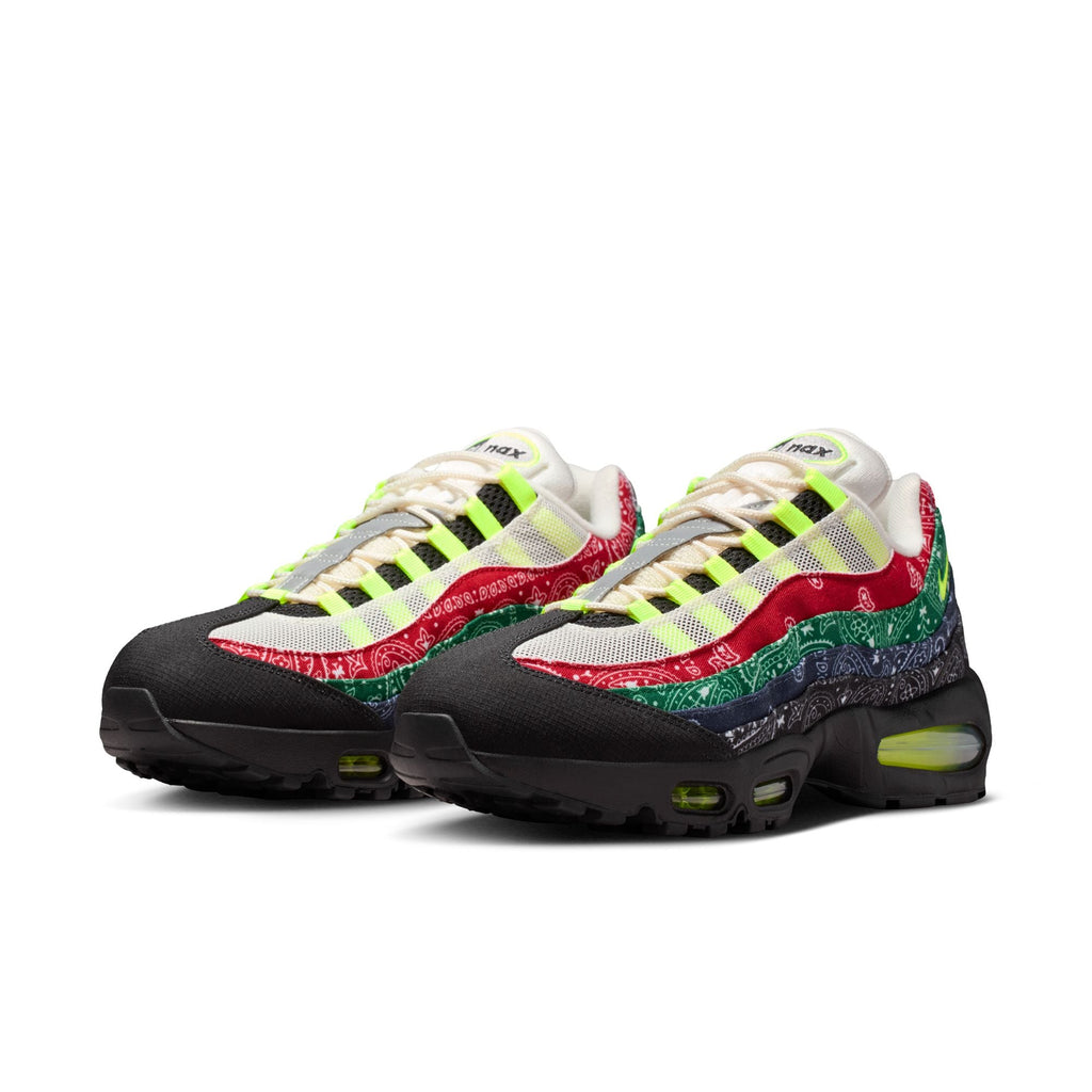 Nike Air Max 95 Big Bubble - SAIL/VOLT-UNIVERSITY RED-SPORT GREEN for Men - product image from the listing.