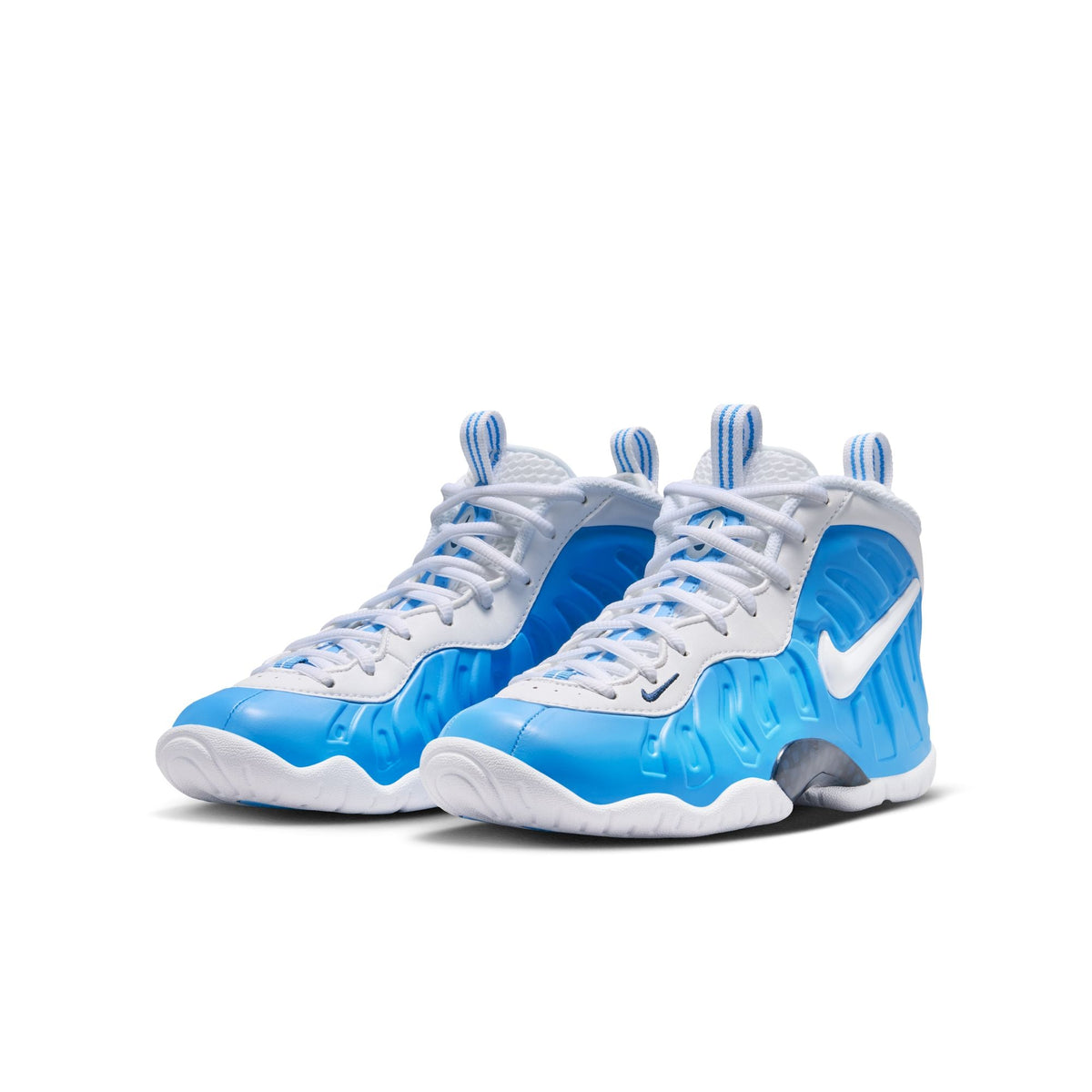 Preschool Nike Little Posite Pro in UNIVERSITY BLUE/WHITE-WHITE - product image from the listing.