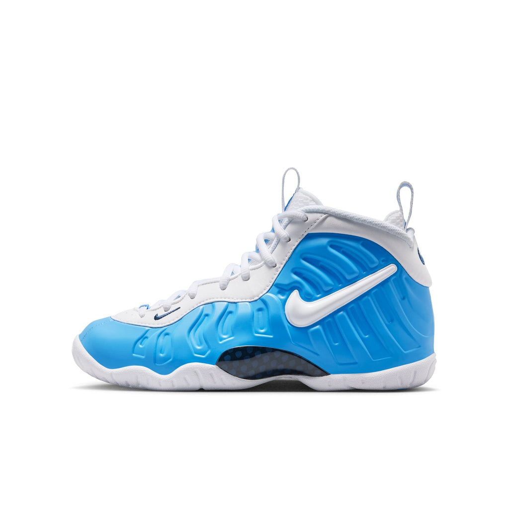 Preschool Nike Little Posite Pro in UNIVERSITY BLUE/WHITE-WHITE - product image from the listing.