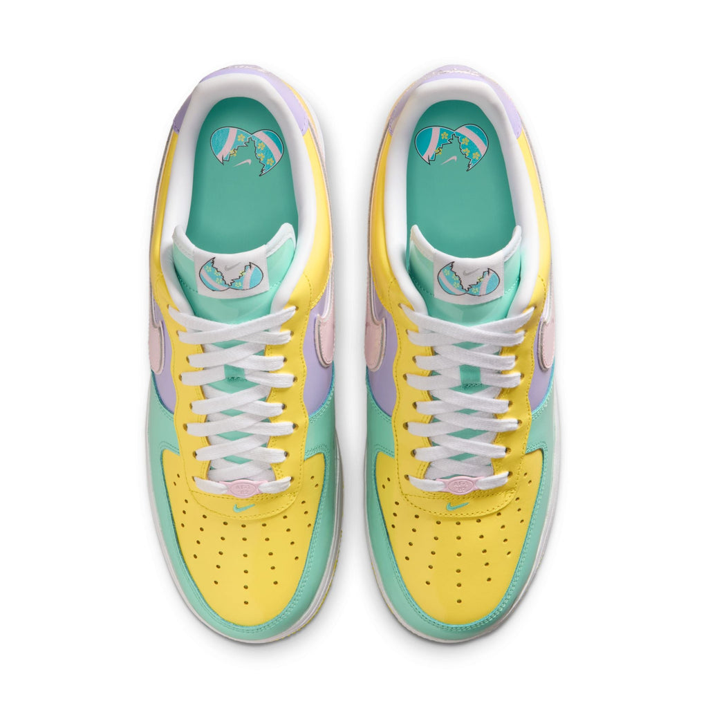 Nike Air Force 1 '07 - YELLOW PULSE/PINK FOAM-HYDRANGEAS for Men - product image from the listing.