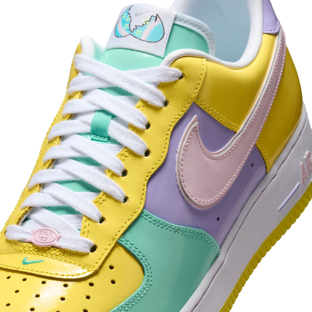 Nike Air Force 1 '07 - YELLOW PULSE/PINK FOAM-HYDRANGEAS for Men - product image from the listing.