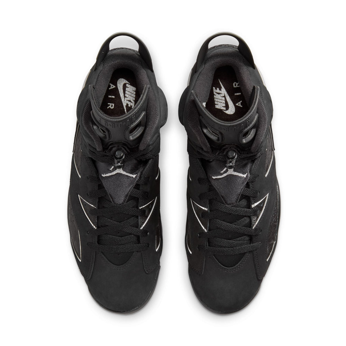 Air Jordan 6 Retro "Cap & Gown" - BLACK/REFLECT SILVER-BLACK for Men - product image from the listing.