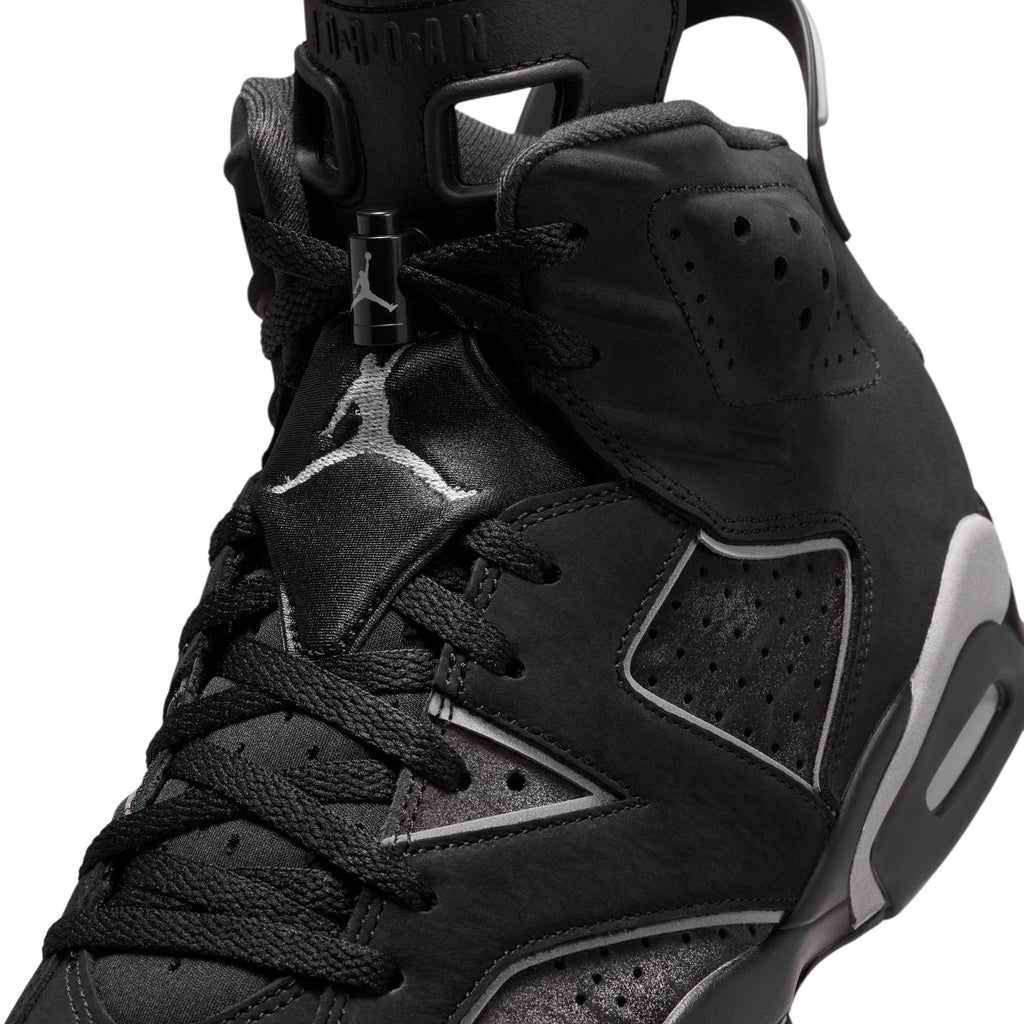 Air Jordan 6 Retro "Cap & Gown" - BLACK/REFLECT SILVER-BLACK for Men - product image from the listing.