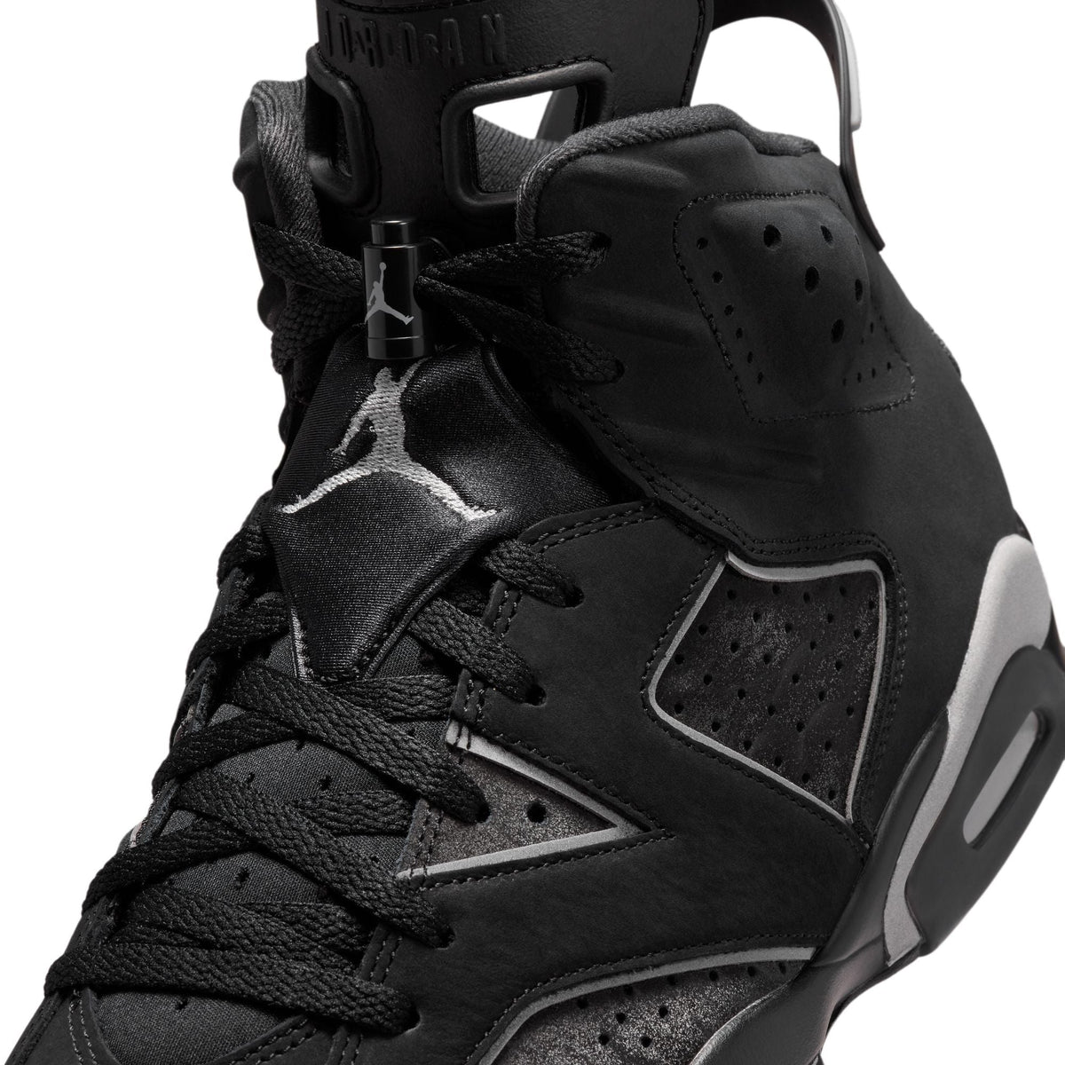 Air Jordan 6 Retro "Cap & Gown" - BLACK/REFLECT SILVER-BLACK for Men - product image from the listing.