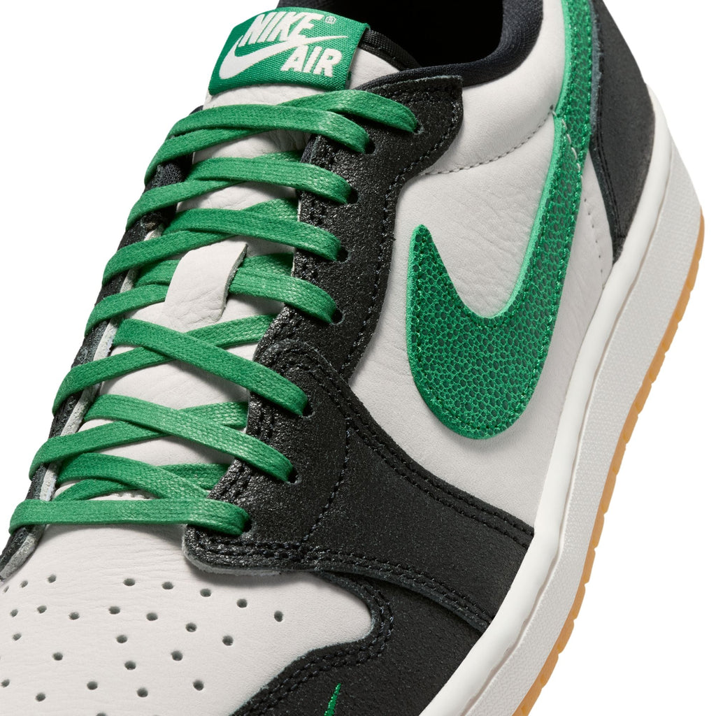 Air Jordan 1 Retro Low OG "Phantom and Pine Green" - PHANTOM/PINE GREEN-BLACK for Men - product image from the listing.