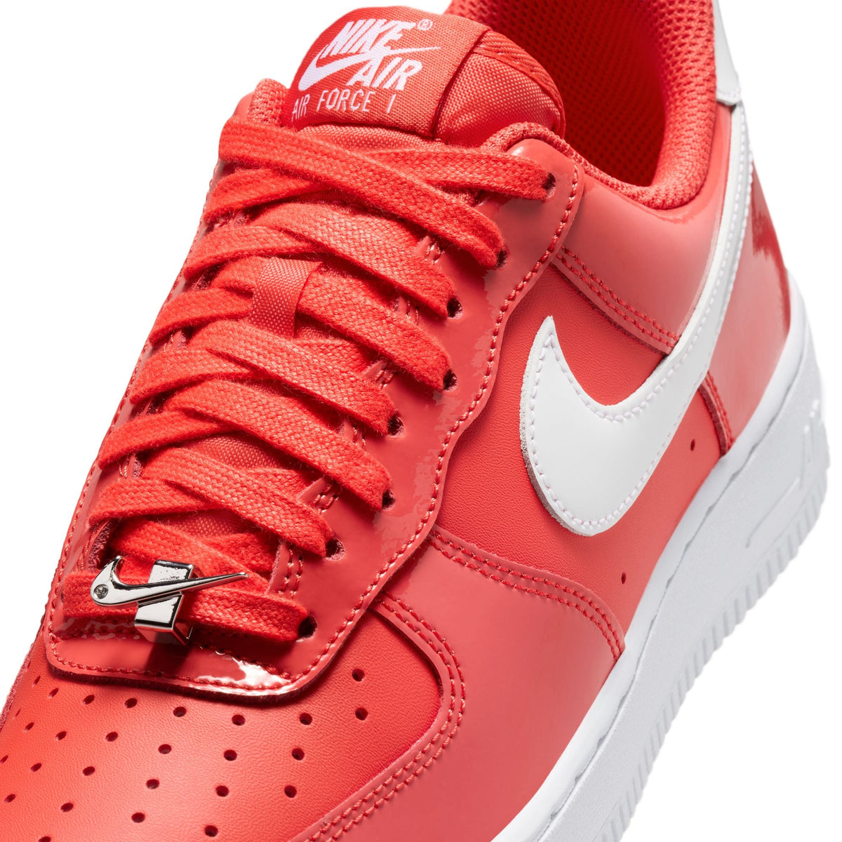 Nike Air Force 1 '07 - LT CRIMSON/WHITE-LT CRIMSON for Women - product image from the listing.
