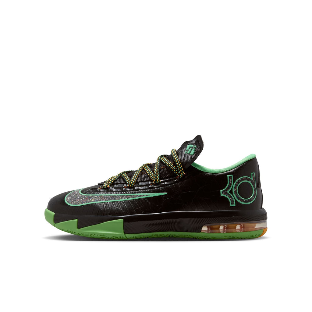 Nike Kd 6-BLACK/MULTI-COLOR-LT LUCID GREEN for Men - product image from the listing.