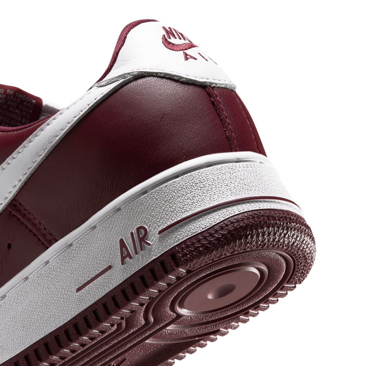 Nike Air Force 1 '01 - DARK TEAM RED/WHITE for Men - product image from the listing.
