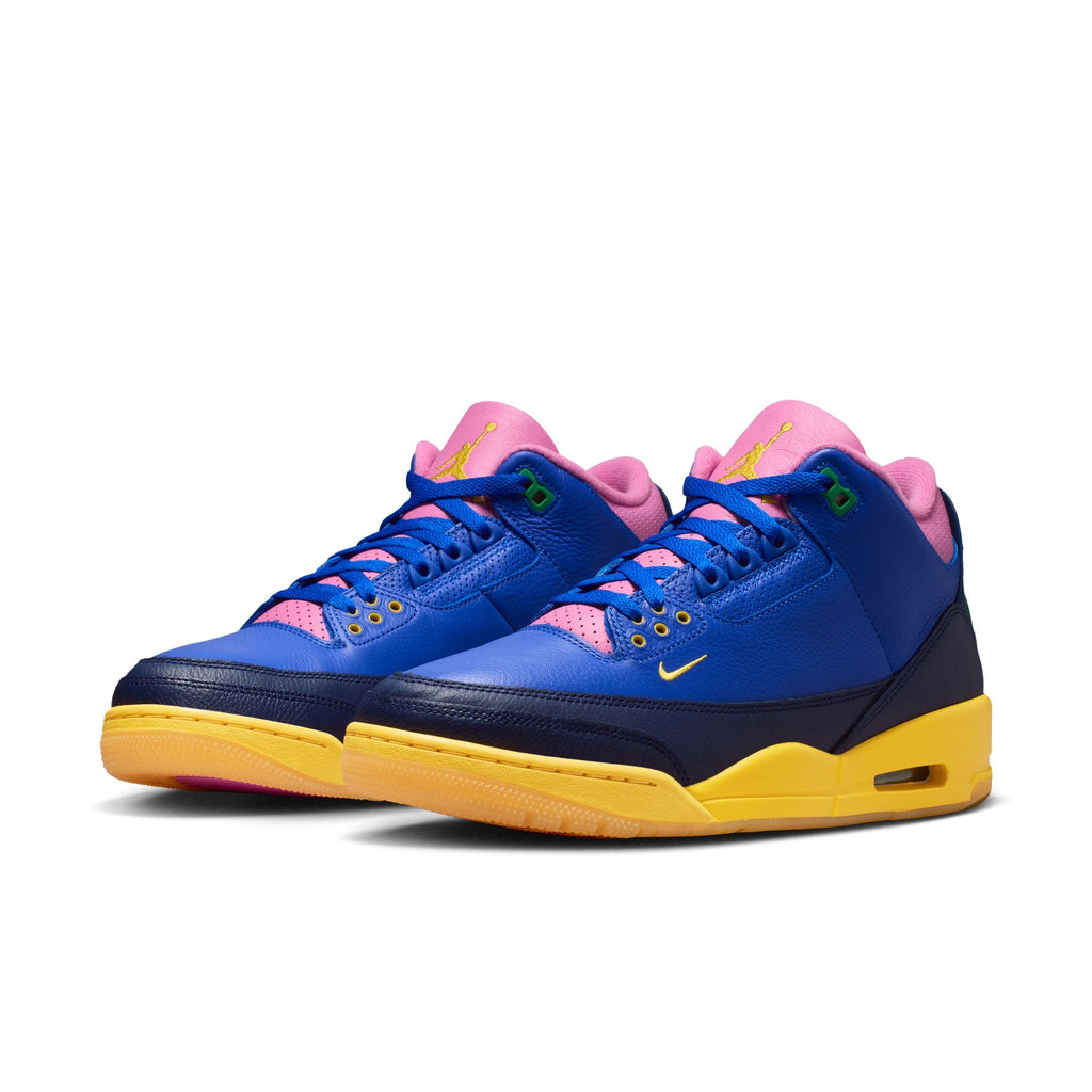Air Jordan 3 Retro OG "Brazil" - RACER BLUE/LUCKY GREEN-BLUE VOID for Men - product image from the listing.