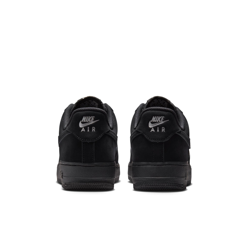 Nike Air Force 1 '07 SE - BLACK/BLACK-METALLIC SILVER-ANTHRACITE for Women - product image from the listing.