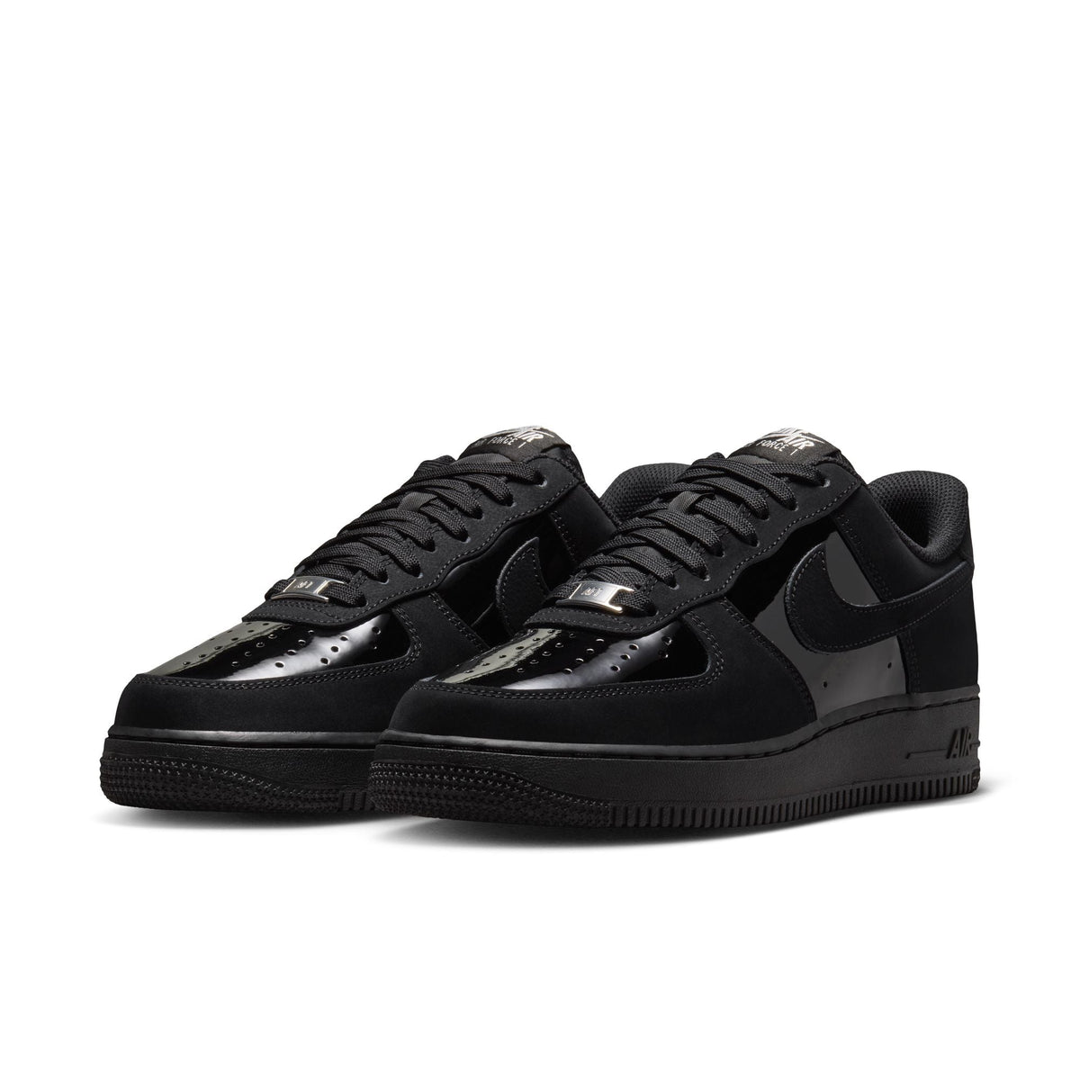Nike Air Force 1 '07 SE - BLACK/BLACK-METALLIC SILVER-ANTHRACITE for Women - product image from the listing.