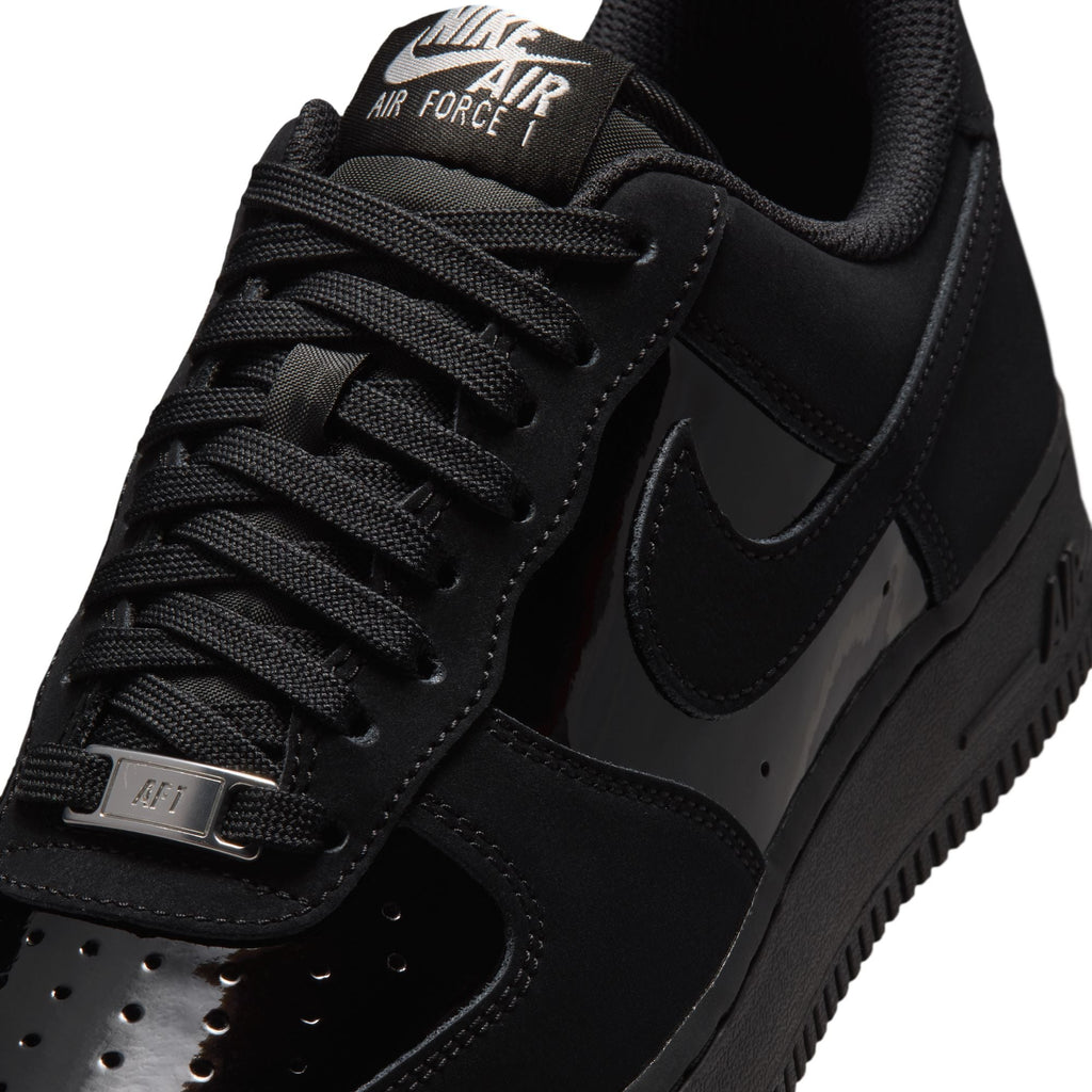 Nike Air Force 1 '07 SE - BLACK/BLACK-METALLIC SILVER-ANTHRACITE for Women - product image from the listing.