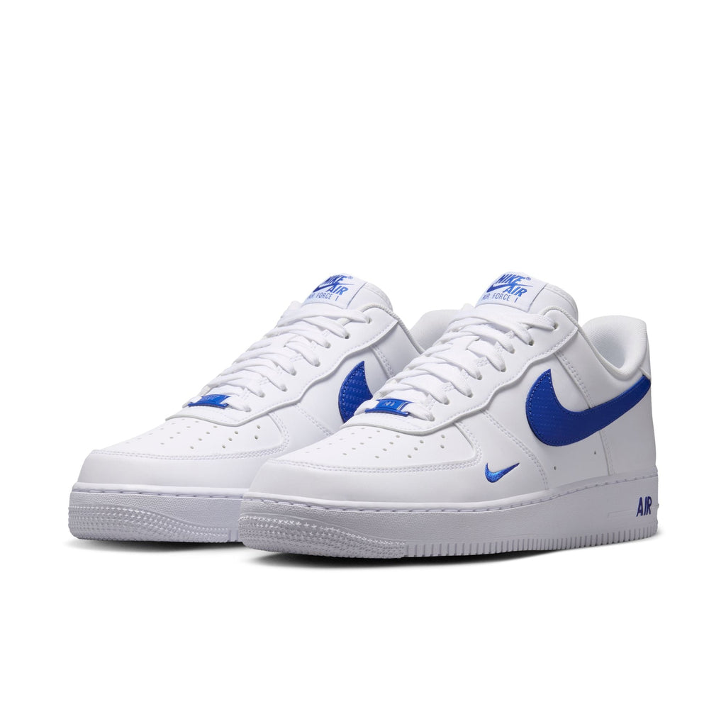 Nike Air Force 1 '07 - WHITE/GAME ROYAL for Men - product image from the listing.
