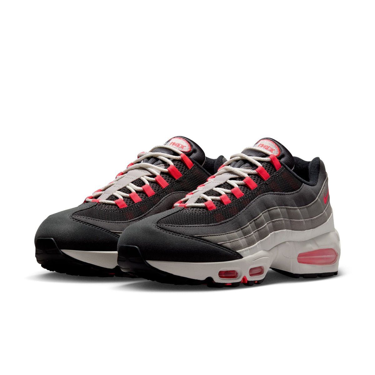 Nike Air Max 95 Big Bubble-ANTHRACITE/SOLAR RED-LT GRAPHITE for Men - product image from the listing.