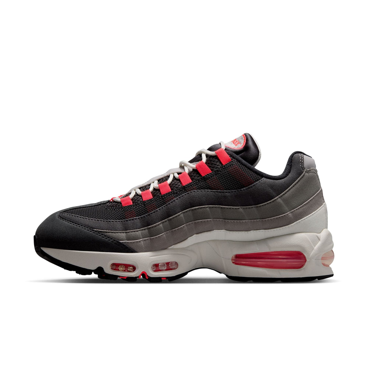 Nike Air Max 95 Big Bubble-ANTHRACITE/SOLAR RED-LT GRAPHITE for Men - product image from the listing.