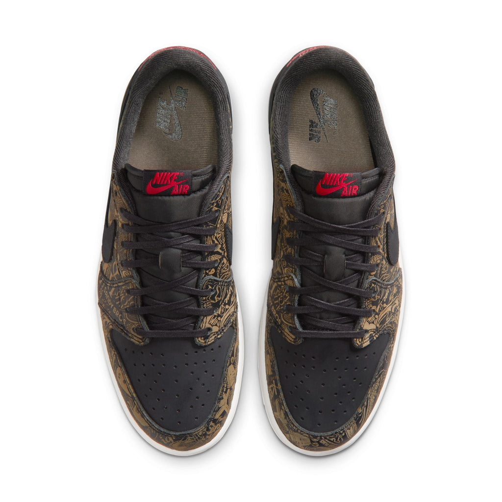 Air Jordan 1 Low OG - BLACK/VARSITY RED-SUMMIT WHITE for Men - product image from the listing.
