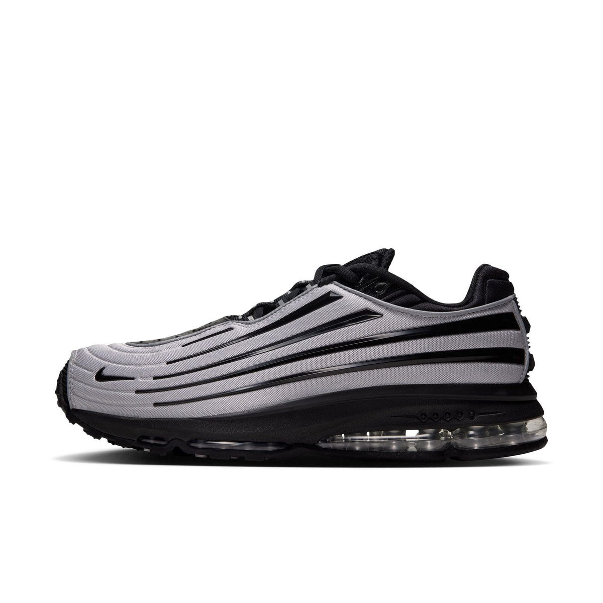Nike Air Max Ecstasy Plus - METALLIC SILVER/BLACK-WHITE for Men - product image from the listing.