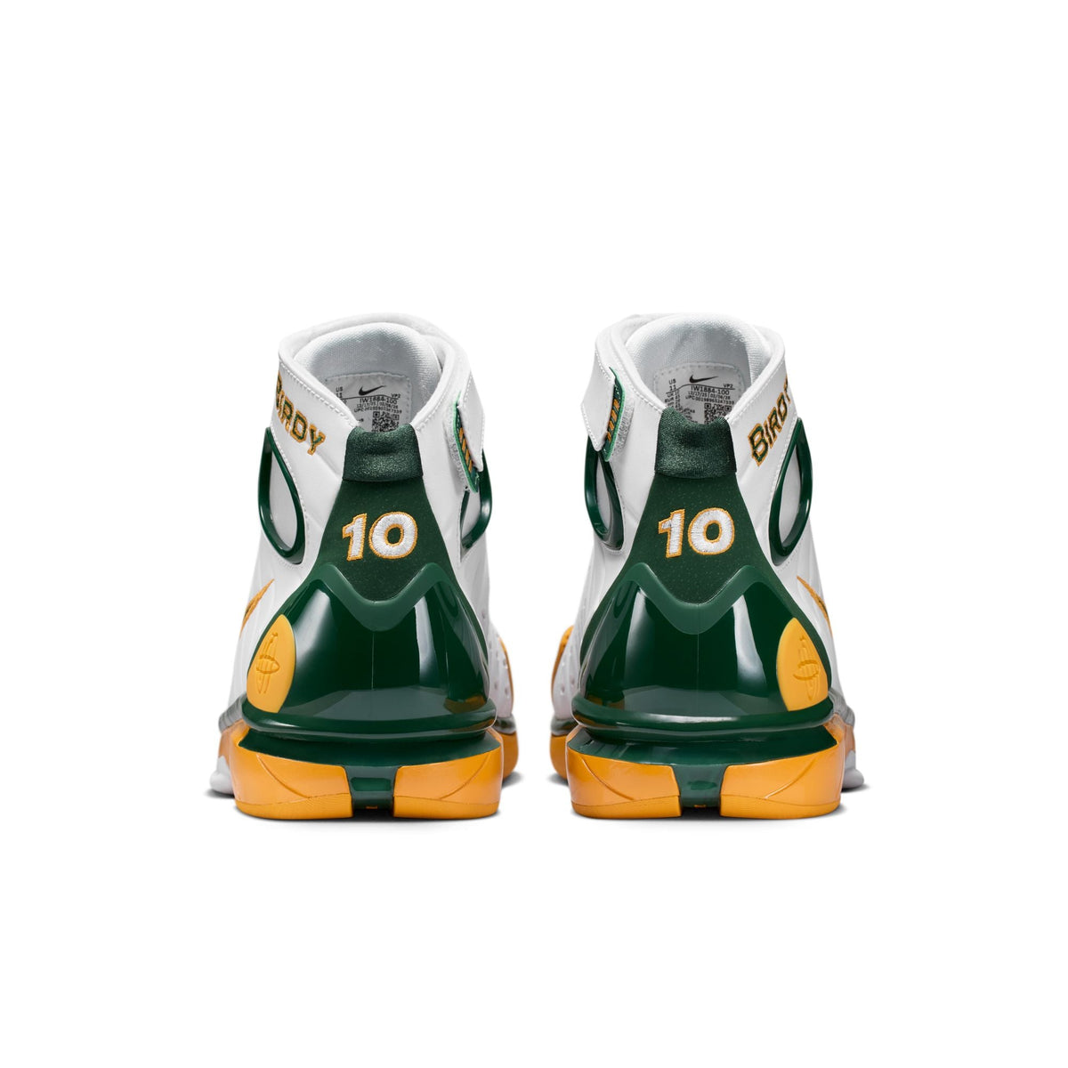 Nike Air Zoom Huarache 2k4 - WHITE/DEEP FOREST-CANYON GOLD for Men - product image from the listing.