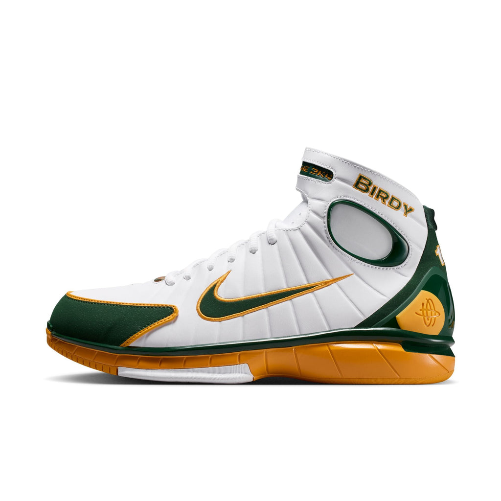 Nike Air Zoom Huarache 2k4 - WHITE/DEEP FOREST-CANYON GOLD for Men - product image from the listing.