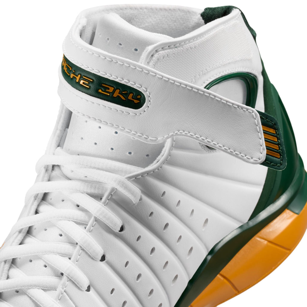 Nike Air Zoom Huarache 2k4 - WHITE/DEEP FOREST-CANYON GOLD for Men - product image from the listing.