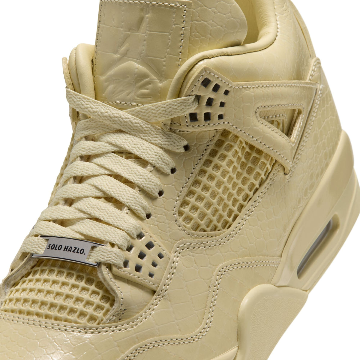 "Amazonas" Air Jordan 4 Retro X J Balvin LEMONADE/LEMONADE - product image from the listing.