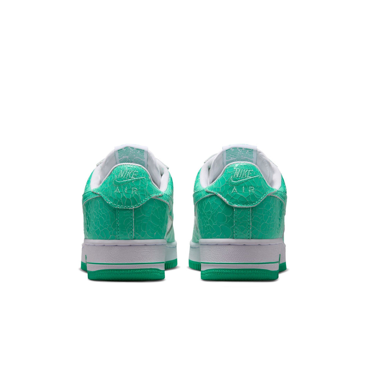 Nike Air Force 1 Cracked Leather - MENTA/WHITE for Men - product image from the listing.
