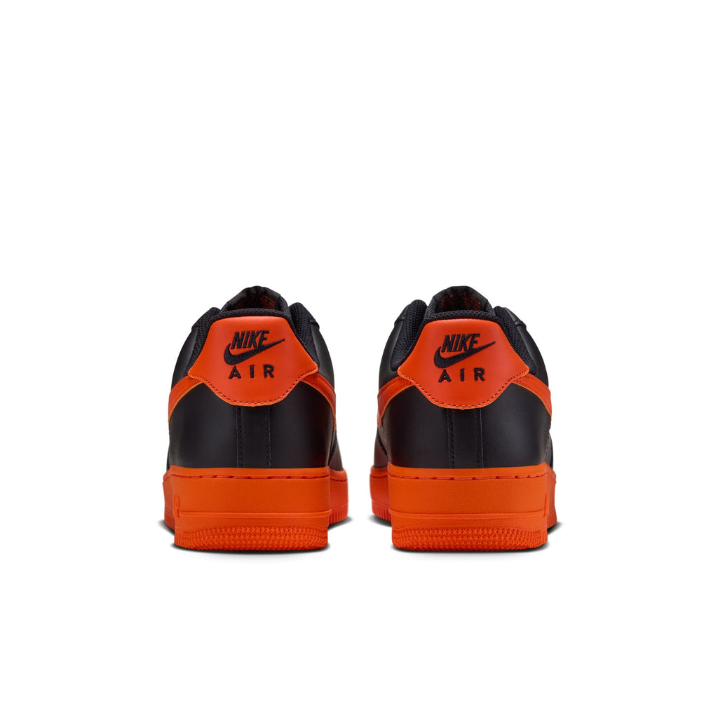 Nike Air Force 1 '07 Lv8-BLACK/SAFETY ORANGE for Men - product image from the listing.