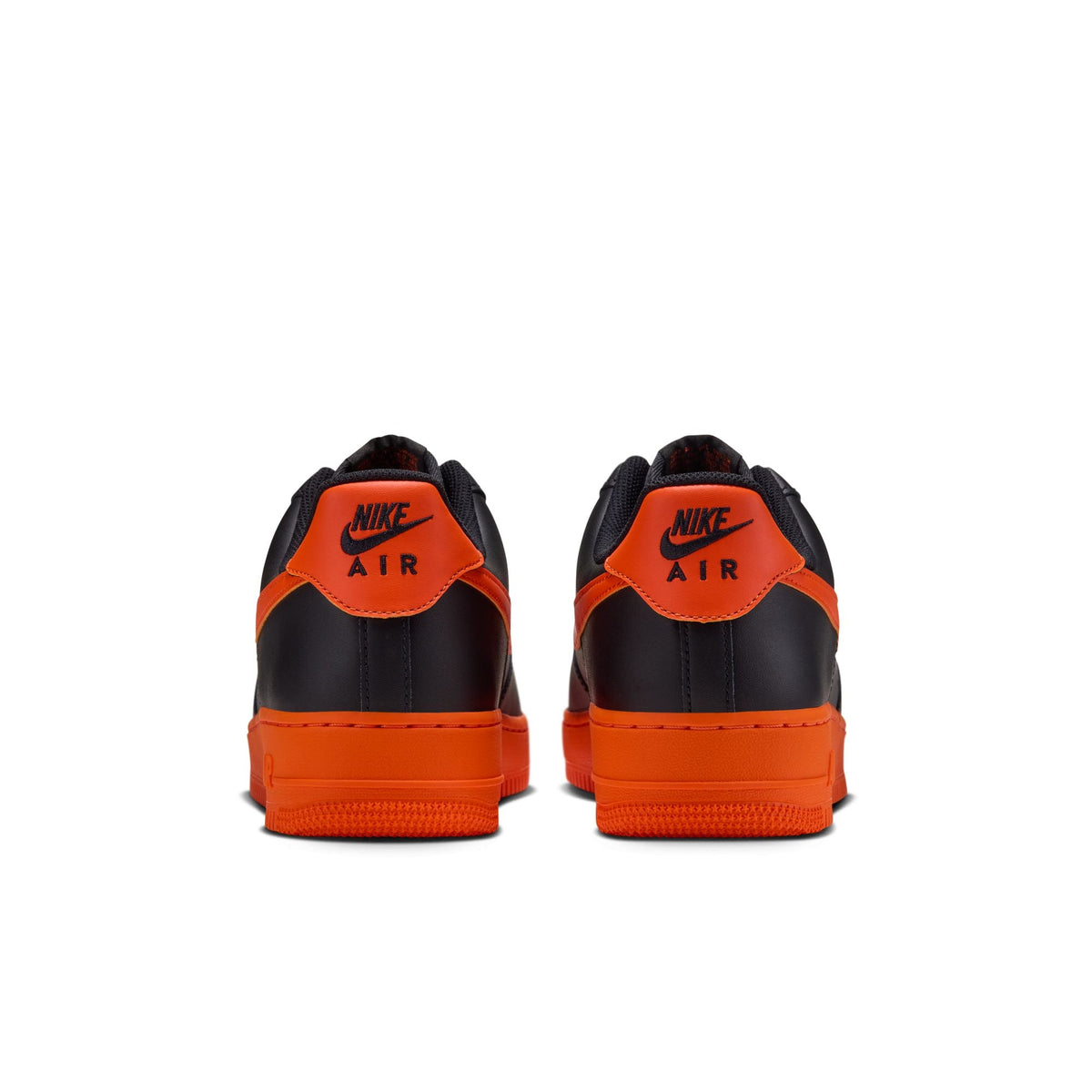 Nike Air Force 1 '07 Lv8-BLACK/SAFETY ORANGE for Men - product image from the listing.