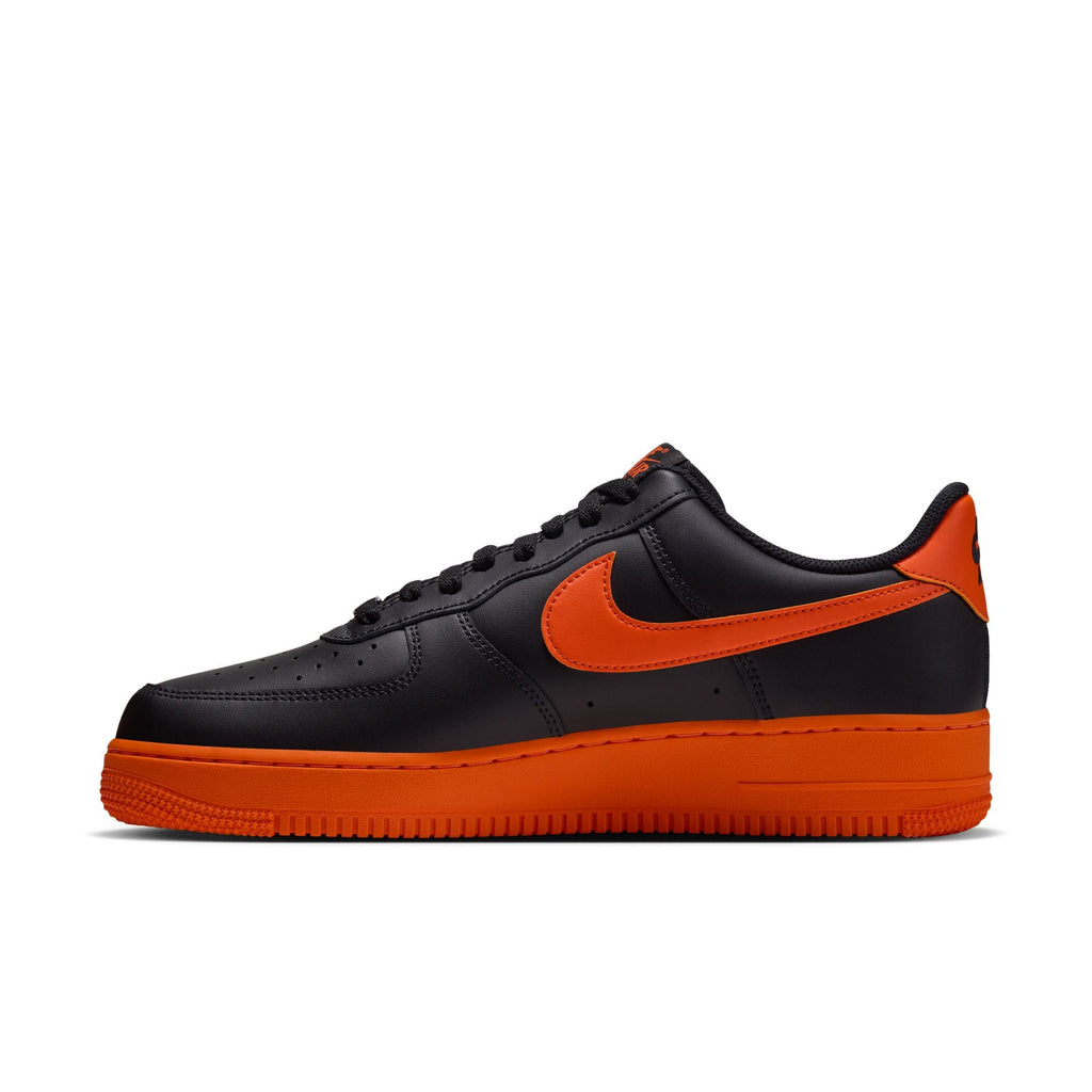 Nike Air Force 1 '07 Lv8-BLACK/SAFETY ORANGE for Men - product image from the listing.