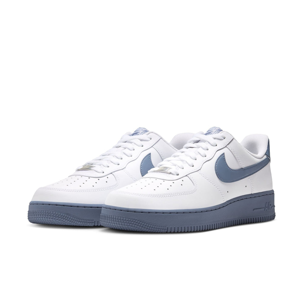 Air Force 1 '07-WHITE/DIFFUSED BLUE-METALLIC SILVER for Men - product image from the listing.