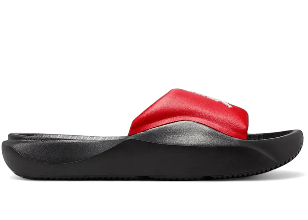 Jordan Franchise Slide Varsity in Red Black White - product image from the listing.