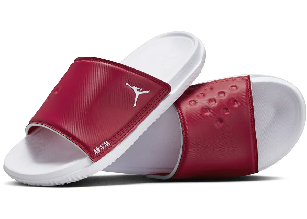 Jordan Play Slide Varsity in Red White - product image from the listing.
