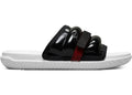 Jordan Super Play Black White Off Noir in University Red - product image from the listing.