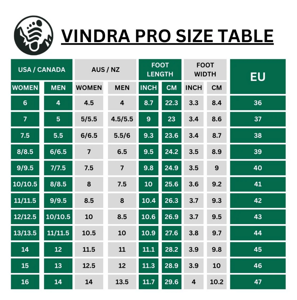 Non-slip & universal winter barefoot shoe (Waterproof) - Vindra Pro - product image from the listing.