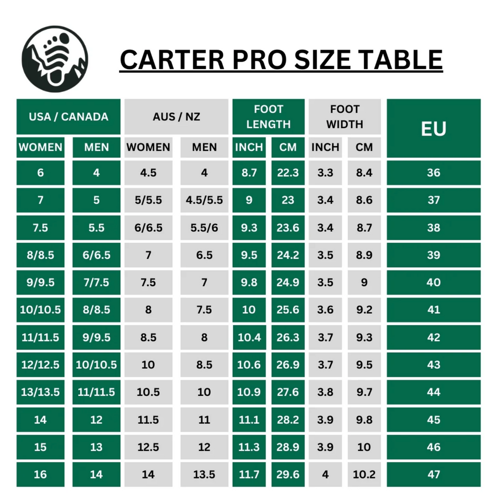 Non-slip & universal winter barefoot shoe - Carter Pro - product image from the listing.