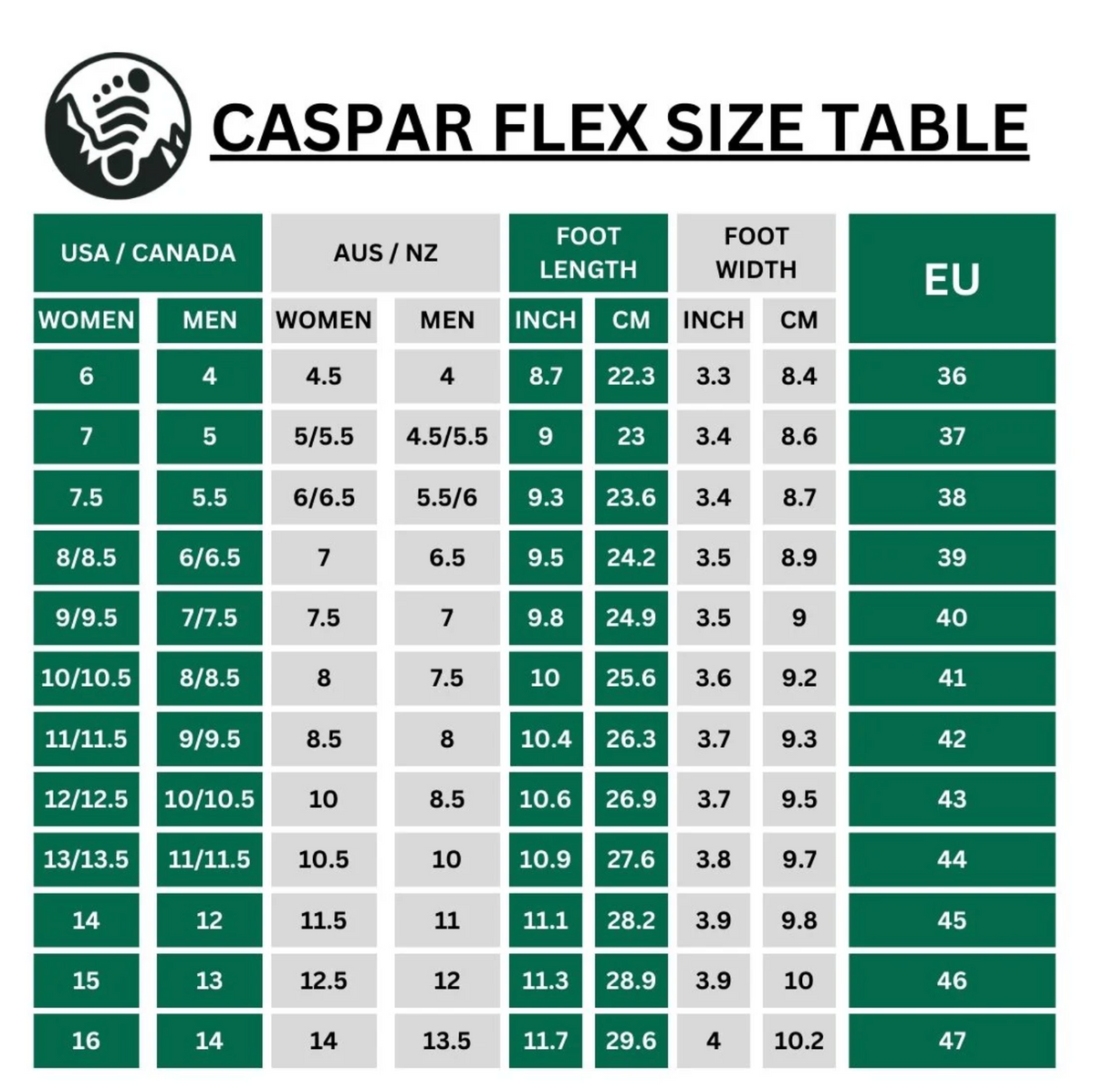 Unisex Caspar Flex - Non-slip & waterproof winter barefoot shoe - product image from the listing.