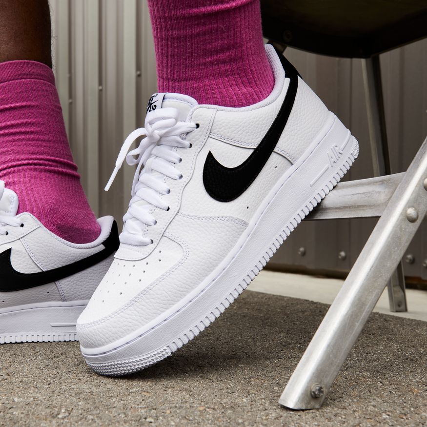 Nike Air Force 1 '07 - WHITE/BLACK for Men - product image from the listing.