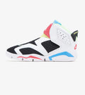 Jordan 6 Retro Flex (PS) in White/Multicolor - product image from the listing.