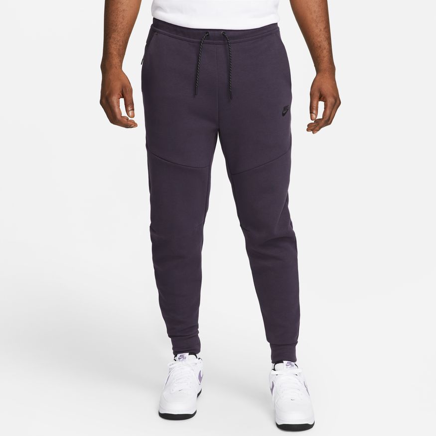 CAVE PURPLE/BLACK - Nike Tech Fleece Joggers - product image from the listing.