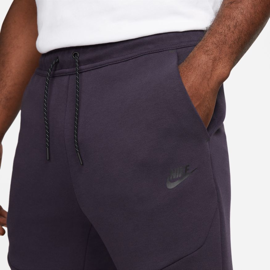CAVE PURPLE/BLACK - Nike Tech Fleece Joggers - product image from the listing.
