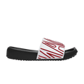 Women's Jordan Nola Slide White Gym Red - product image from the listing.