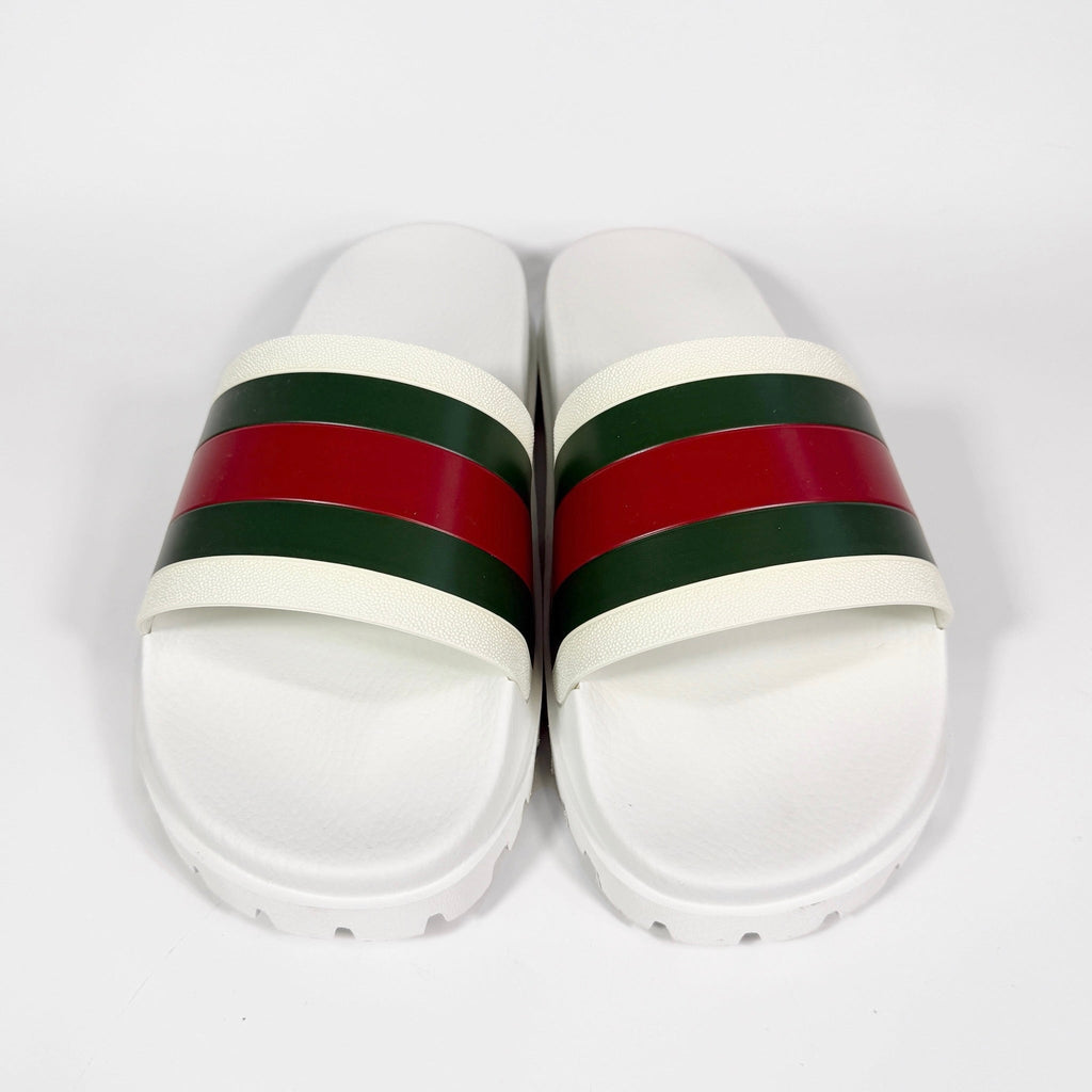Men's Gucci Web Slide Sandal - 11.5 - product image from the listing.