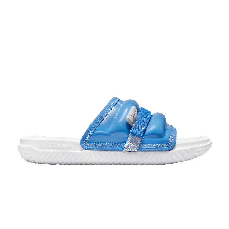 Air Jordan Super Play Slide Legend in Blue White Phantom Black - product image from the listing.