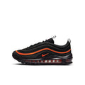 BLACK/BLACK-SAFETY ORANGE - Nike Air Max 97 (GS) - product image from the listing.