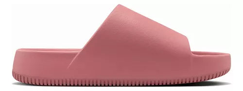 Women's Nike Calm Slides - Canyon Pink / Canyon Pink / Canyon Pink - product image from the listing.